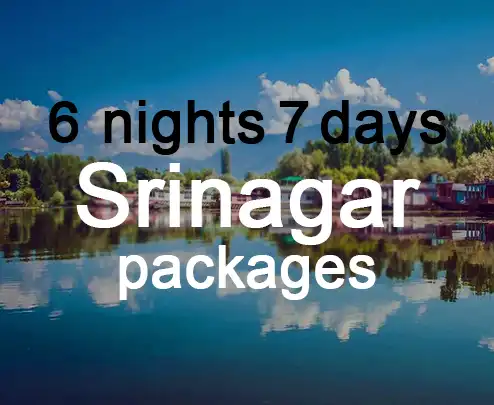 6 nights 7 days srinagar packages