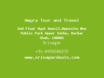 Amyra Tour and Travel, Srinagar