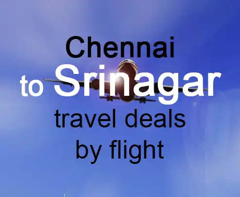 Chennai to srinagar travel deals by flight