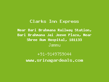 Clarks Inn Express, Jammu