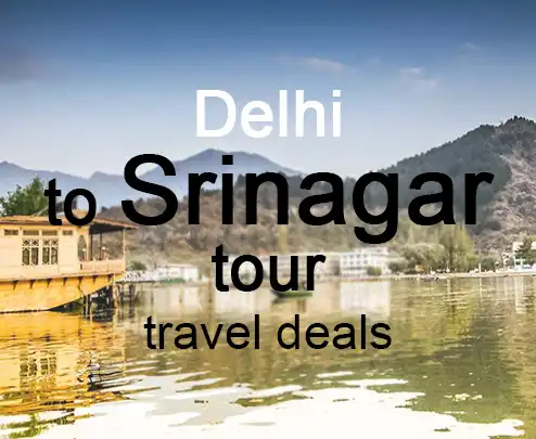 Delhi to srinagar tour travel deals