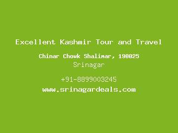 Excellent Kashmir Tour and Travel, Srinagar