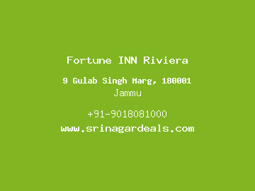 Fortune INN Riviera, Jammu