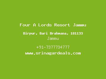 Four A Lords Resort Jammu, Jammu