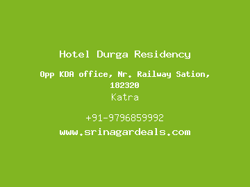 Hotel Durga Residency, Katra