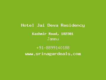 Hotel Jai Deva Residency, Jammu