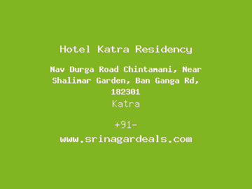 Hotel Katra Residency, Katra