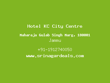 Hotel KC City Centre, Jammu