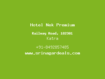 Hotel Nek Premium, Katra