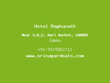 Hotel Raghunath, Jammu