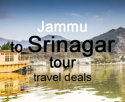 Jammu to srinagar tour travel deals