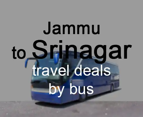 Jammu to srinagar travel deals by bus
