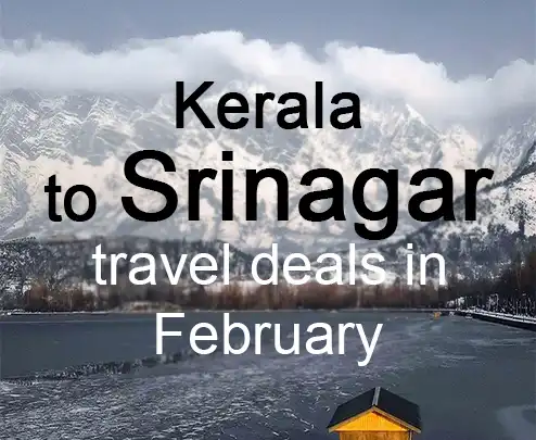 Kerala to srinagar travel deals in february