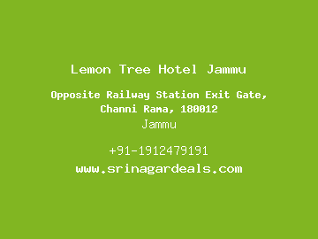 Lemon Tree Hotel Jammu, Jammu