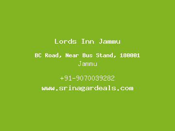 Lords Inn Jammu, Jammu