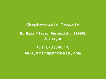 Shepherdvale Travels, Srinagar