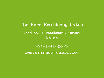 The Fern Residency Katra, Katra