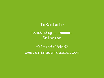 ToKashmir, Srinagar